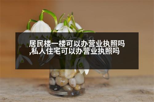 居民樓一樓可以辦營(yíng)業(yè)執(zhí)照嗎,私人住宅可以辦營(yíng)業(yè)執(zhí)照嗎