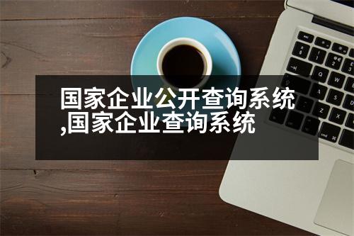 國(guó)家企業(yè)公開(kāi)查詢系統(tǒng),國(guó)家企業(yè)查詢系統(tǒng)