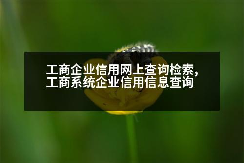 工商企業(yè)信用網上查詢檢索,工商系統企業(yè)信用信息查詢