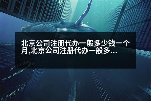 北京公司注冊(cè)代辦一般多少錢(qián)一個(gè)月,北京公司注冊(cè)代辦一般多少錢(qián)