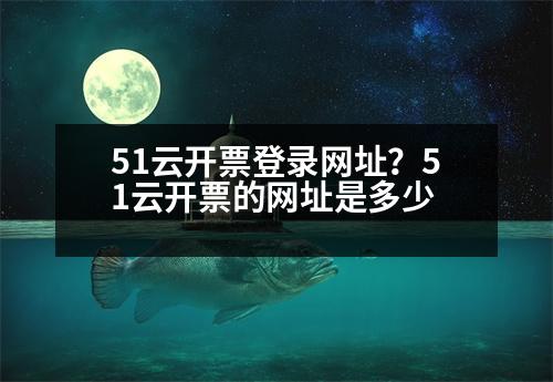 51云開(kāi)票登錄網(wǎng)址？51云開(kāi)票的網(wǎng)址是多少