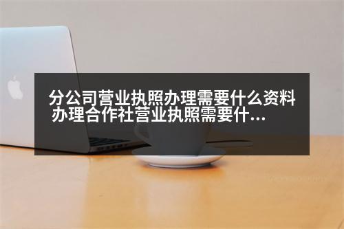 分公司營業(yè)執(zhí)照辦理需要什么資料 辦理合作社營業(yè)執(zhí)照需要什么資料