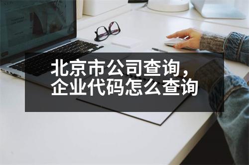 北京市公司查詢，企業(yè)代碼怎么查詢