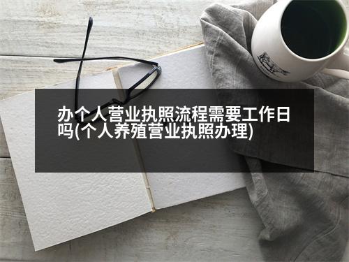 辦個人營業(yè)執(zhí)照流程需要工作日嗎(個人養(yǎng)殖營業(yè)執(zhí)照辦理)