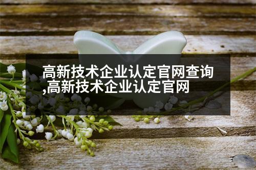 高新技術(shù)企業(yè)認定官網(wǎng)查詢,高新技術(shù)企業(yè)認定官網(wǎng)