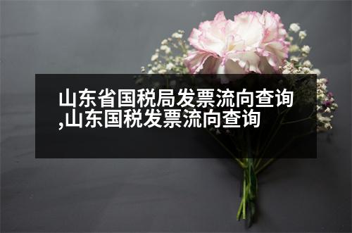 山東省國(guó)稅局發(fā)票流向查詢,山東國(guó)稅發(fā)票流向查詢