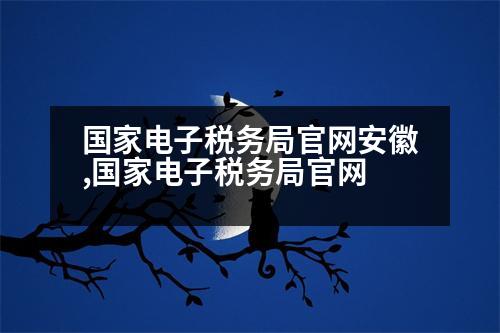 國家電子稅務(wù)局官網(wǎng)安徽,國家電子稅務(wù)局官網(wǎng)