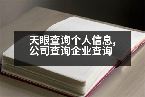 天眼查詢個人信息,公司查詢企業(yè)查詢