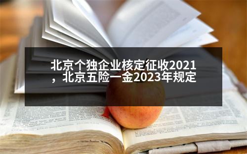 北京個(gè)獨(dú)企業(yè)核定征收2021，北京五險(xiǎn)一金2023年規(guī)定