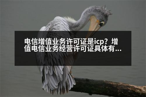 電信增值業(yè)務(wù)許可證是icp？增值電信業(yè)務(wù)經(jīng)營許可證具體有哪些用途