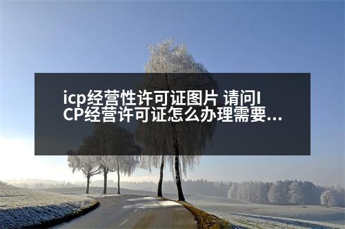 icp經(jīng)營性許可證圖片 請(qǐng)問ICP經(jīng)營許可證怎么辦理需要多少錢