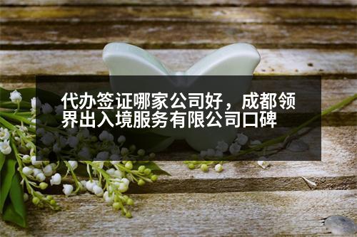 代辦簽證哪家公司好，成都領(lǐng)界出入境服務(wù)有限公司口碑