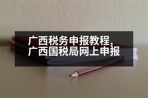 廣西稅務(wù)申報(bào)教程,廣西國稅局網(wǎng)上申報(bào)