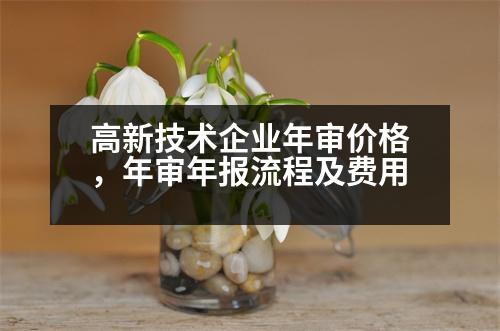 高新技術(shù)企業(yè)年審價(jià)格，年審年報(bào)流程及費(fèi)用