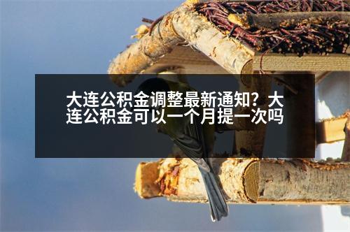 大連公積金調(diào)整最新通知？大連公積金可以一個月提一次嗎