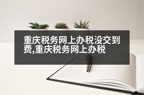 重慶稅務(wù)網(wǎng)上辦稅沒交到費,重慶稅務(wù)網(wǎng)上辦稅