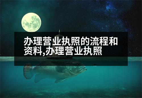 辦理營業(yè)執(zhí)照的流程和資料,辦理營業(yè)執(zhí)照