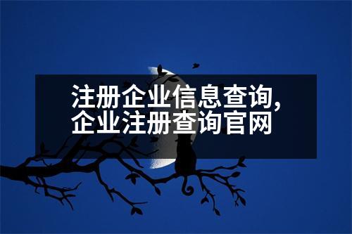 注冊(cè)企業(yè)信息查詢,企業(yè)注冊(cè)查詢官網(wǎng)