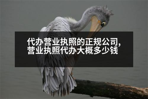 代辦營業(yè)執(zhí)照的正規(guī)公司,營業(yè)執(zhí)照代辦大概多少錢