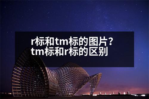 r標和tm標的圖片？tm標和r標的區(qū)別