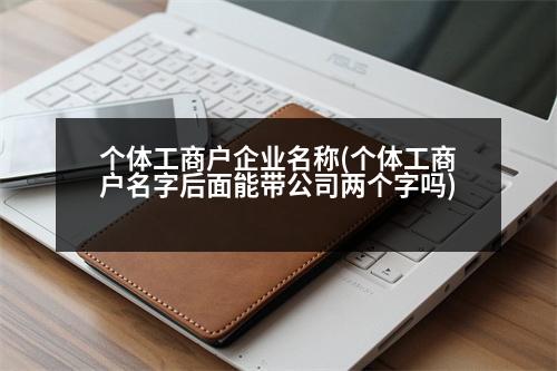 個(gè)體工商戶企業(yè)名稱(個(gè)體工商戶名字后面能帶公司兩個(gè)字嗎)