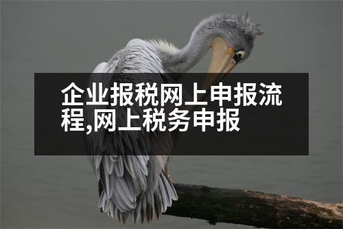 企業(yè)報(bào)稅網(wǎng)上申報(bào)流程,網(wǎng)上稅務(wù)申報(bào)