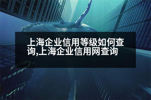 上海企業(yè)信用等級如何查詢,上海企業(yè)信用網(wǎng)查詢