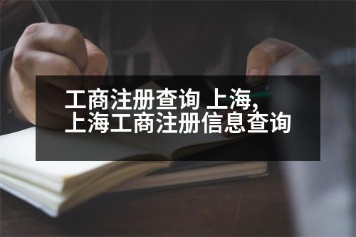 工商注冊查詢 上海,上海工商注冊信息查詢