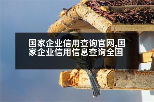 國(guó)家企業(yè)信用查詢(xún)官網(wǎng),國(guó)家企業(yè)信用信息查詢(xún)?nèi)珖?guó)