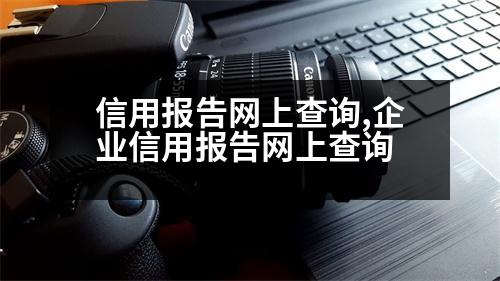 信用報告網(wǎng)上查詢,企業(yè)信用報告網(wǎng)上查詢