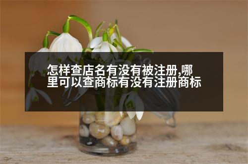 怎樣查店名有沒有被注冊(cè),哪里可以查商標(biāo)有沒有注冊(cè)商標(biāo)