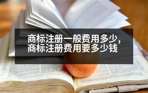 商標(biāo)注冊(cè)一般費(fèi)用多少,商標(biāo)注冊(cè)費(fèi)用要多少錢