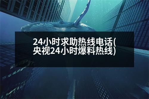 24小時求助熱線電話(央視24小時爆料熱線)