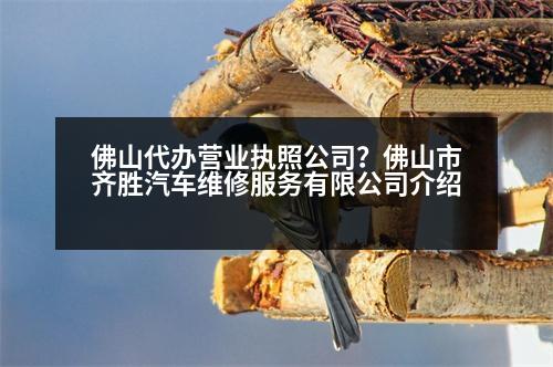 佛山代辦營(yíng)業(yè)執(zhí)照公司？佛山市齊勝汽車維修服務(wù)有限公司介紹