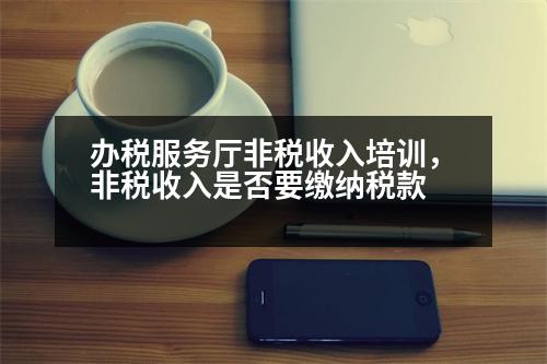 辦稅服務(wù)廳非稅收入培訓(xùn)，非稅收入是否要繳納稅款