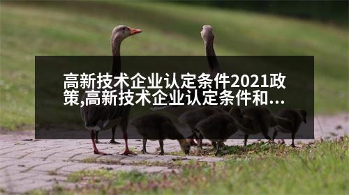 高新技術(shù)企業(yè)認定條件2021政策,高新技術(shù)企業(yè)認定條件和要求